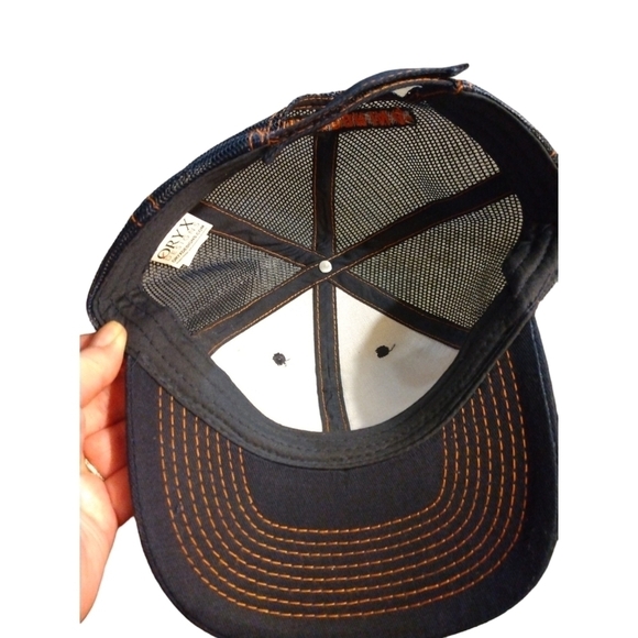 Federated Racing Navy-Yellow Stitch, Snapback Adjustable "Out the Door At 4" Hat - Picture 5 of 10